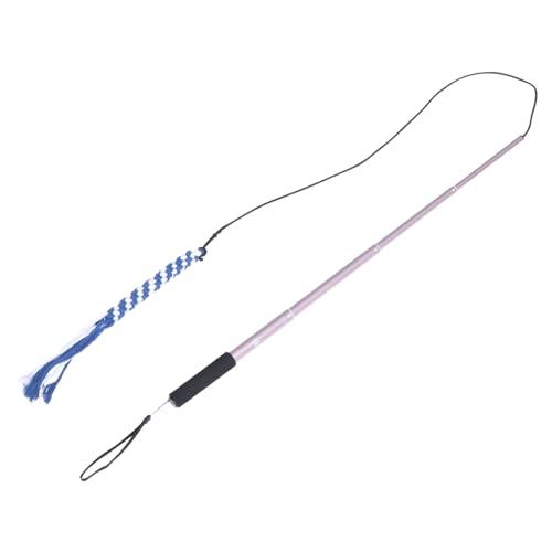 DIKACA Interaktives Hundespielzeug Flirt Pole Verstellbar Langlebig Training Mentaler Anreiz für Große Hunde Roségold DIKACA Interaktives Hundespielzeug Flirt Pole Verstellbar Langlebig Training Mentaler Anreiz für Große Hunde Roségold von DIKACA