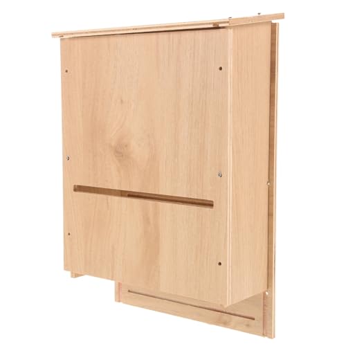 DIKACA Fledermauskasten Kasten Aus Holz Fledermausnest Hofdekoration Handgefertigte Fledermausunterkunft Hinterhofdekoration Handgefertigte Fledermausunterkunft Handgefertigtes Fledermaushaus von DIKACA