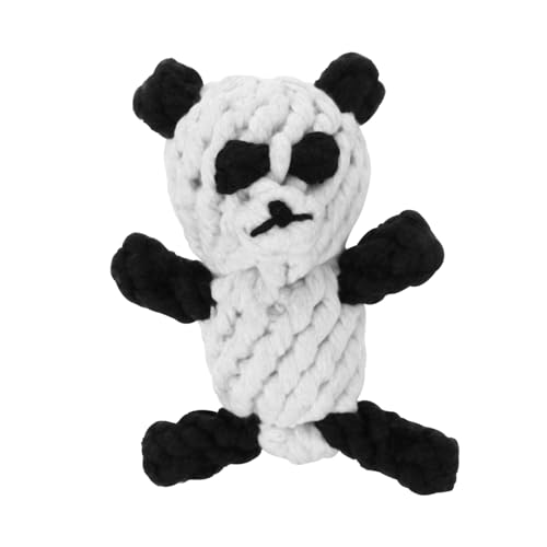 DIKACA Kauspielzeug für Haustiere aus Baumwollseil Süßes Panda Design Zahnpflege für Hunde und Katzen Langlebig und Waschbar für Kauen DIKACA Kauspielzeug für Haustiere aus Baumwollseil Süßes Panda Design Zahnpflege für Hunde und Katzen Langlebig und Waschbar für Kauen von DIKACA
