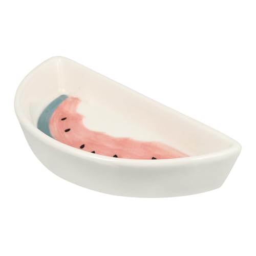 DIKACA Keramik Hamster Futternapf Kleintier Futterstation Kompakt Praktisch Für Hamster Kaninchen Eichhörnchen Haustier Zubehör von DIKACA