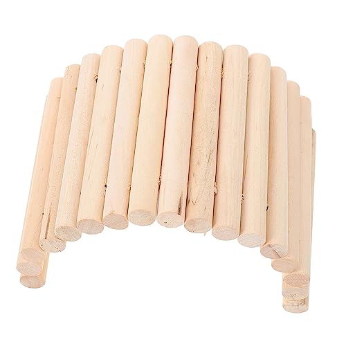 DIKACA Kleine Holzleiter für Hamster und Kleintiere Sicheres Kletterspielzeug für Zwerghamster Gerbils und Igel Kratzfestes Haustierzubehör zur Beschäftigung und Bewegungsförderung DIKACA Kleine Holzleiter für Hamster und Kleintiere Sicheres Kletterspielzeug für Zwerghamster Gerbils und Igel Kratzfestes Haustierzubehör zur Beschäftigung und Bewegungsförderung von DIKACA
