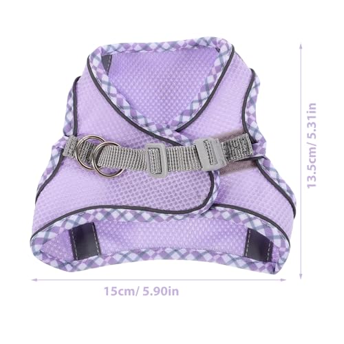 DIKACA Kleines Haustiergeschirr Set XXS mit Leine Anti Flucht Hundegeschirr Leichtes Bequemes Brustgeschirr für Kleine Hunde und Katzen für Spaziergänge und Outdoor aktivitäten von DIKACA