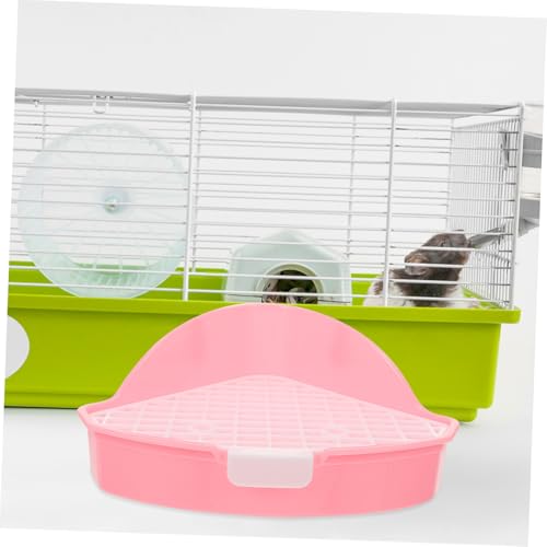DIKACA Kleintier Toilette für Kaninchen und Hamster Kompakte Auslaufsichere Streu Ecke mit Waschbarem Design Geeignet für Meerschweinchen Chinchilla Eichhörnchen und Welpen Praktische von DIKACA
