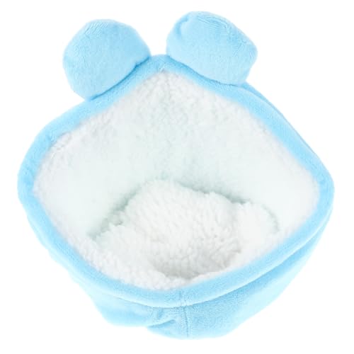 DIKACA Kuschelweiches Plüsch Nest für Meerschweinchen und Hamster Warmes Kleines Haustierbett Langlebiger Rückzugsort Komfortables Schlafnest für Kleintiere Geeignet für Hamster und von DIKACA