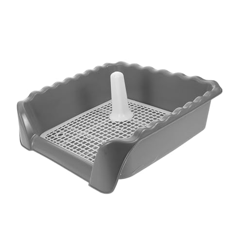 DIKACA Medium Hunde Toilette mit Induktivem Gitter Seiten Schutzwand Indoor Welpen Trainingsset für Wohnung und Balkon Hygienisches Hundetoilette Tray DIKACA Medium Hunde Toilette mit Induktivem Gitter Seiten Schutzwand Indoor Welpen Trainingsset für Wohnung und Balkon Hygienisches Hundetoilette Tray von DIKACA