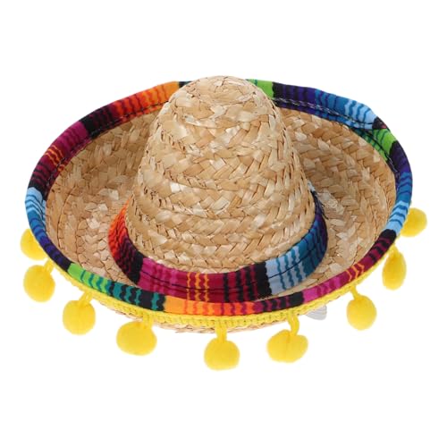 DIKACA Mexikanischer Sombrero Hut für Partys Niedliche Haarklammern für Frauen Mini Party Hut für Katzen für Mexikanische Fiesta Geburtstagsfeiern für Haustiere DIKACA Mexikanischer Sombrero Hut für Partys Niedliche Haarklammern für Frauen Mini Party Hut für Katzen für Mexikanische Fiesta Geburtstagsfeiern für Haustiere von DIKACA