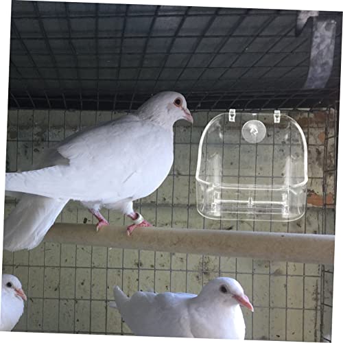 DIKACA Multipurpose Vogelbad Käfig Aufhängebadewanne für Papageien und Kleine Vögel Transparent Hochwertiger PP Stresslindernd Vielseitig als Trink und Badebehälter Geeignet DIKACA Multipurpose Vogelbad Käfig Aufhängebadewanne für Papageien und Kleine Vögel Transparent Hochwertiger PP Stresslindernd Vielseitig als Trink und Badebehälter Geeignet von DIKACA