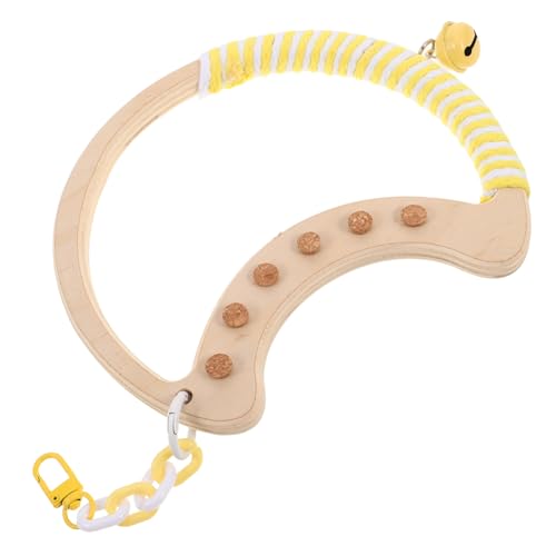 DIKACA Papagei Schaukelspielzeug aus Holz Kauspielzeug für Nymphensittiche Wellensittiche und Andere Kleine zu Installieren Robust und Langlebig Fördert die Körperliche Gesundheit DIKACA Papagei Schaukelspielzeug aus Holz Kauspielzeug für Nymphensittiche Wellensittiche und Andere Kleine zu Installieren Robust und Langlebig Fördert die Körperliche Gesundheit von DIKACA