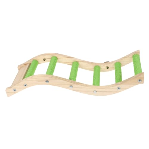DIKACA Papageien Kletterleiter Holzspielzeug für Wellensittiche und Nymphensittiche Kauspielzeug für Vögel Fördert Bewegung und Geistige Aktivität Sicheres Haustierspielzeug Grün DIKACA Papageien Kletterleiter Holzspielzeug für Wellensittiche und Nymphensittiche Kauspielzeug für Vögel Fördert Bewegung und Geistige Aktivität Sicheres Haustierspielzeug Grün von DIKACA
