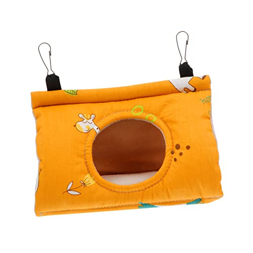 DIKACA Parrot Warm Shelter Hängendes Vogelbett aus Dickem Baumwollstoff Winddichtes Winter Nest mit Dreieckiger Hängematte Schützendes Schlafnest für Papageien im Käfig und Freisitz DIKACA Parrot Warm Shelter Hängendes Vogelbett aus Dickem Baumwollstoff Winddichtes Winter Nest mit Dreieckiger Hängematte Schützendes Schlafnest für Papageien im Käfig und Freisitz von DIKACA