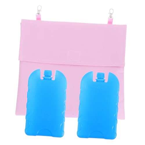 DIKACA Pet Cooling Bag mit Integriertem Wiederverwendbarem Eisbeutel Atmungsaktiv für Kaninchen Hamster Meerschweinchen und Kleine Haustiere Sommer-kühltasche in Kondensationsschutz von DIKACA
