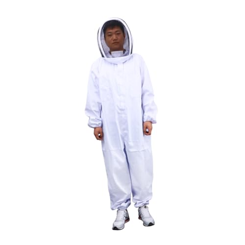 DIKACA Professioneller Imkeranzug Mit Schleier Kapuze Vollkörper Schutzanzug Größe XXL Für Sicheres Imkern DIKACA Professioneller Imkeranzug Mit Schleier Kapuze Vollkörper Schutzanzug Größe XXL Für Sicheres Imkern von DIKACA