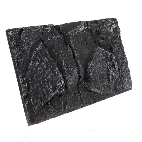 DIKACA Reptilien Hintergrundplatte PU Material für Terrarien und Aquarien Natürlich Strukturierte Rückwand Zuschneidbar und Einfach zu Montieren Dekorative Rückwand für Reptilien von DIKACA