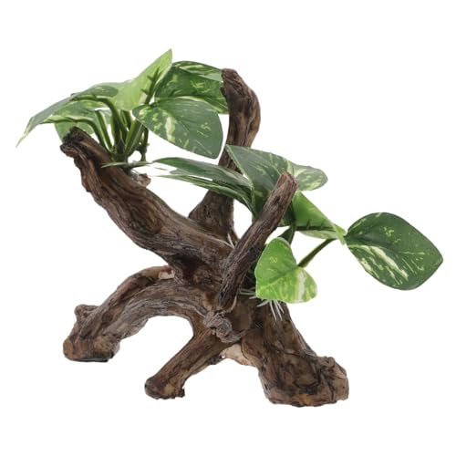 DIKACA Resin Aquarium Driftwood mit Verstecken Natürliche Fischverstecke und Pflanzen Vielseitige Wasserlandschaft Dekoration für Süßwasser und Meerwasser Aquarien Stressreduzierende DIKACA Resin Aquarium Driftwood mit Verstecken Natürliche Fischverstecke und Pflanzen Vielseitige Wasserlandschaft Dekoration für Süßwasser und Meerwasser Aquarien Stressreduzierende von DIKACA