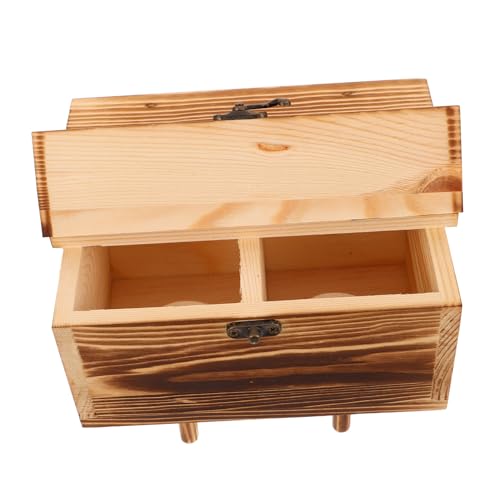 DIKACA Robuste Vogel-nistbox aus Massivem Holz mit Zwei Eingängen und Sitzstangen Wetterfestes Outdoor-nistkasten für Papageien Wellensittiche und Zucht Natürliche Holzvogelbehausung für DIKACA Robuste Vogel-nistbox aus Massivem Holz mit Zwei Eingängen und Sitzstangen Wetterfestes Outdoor-nistkasten für Papageien Wellensittiche und Zucht Natürliche Holzvogelbehausung für von DIKACA
