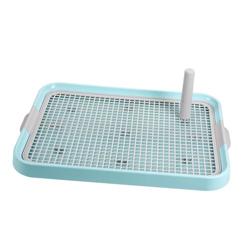 DIKACA Rutsch Hundetoilette mit Ergonomisches Indoor Welpen Toilettentraining Tragbares Hundeklo für Kleine und Mittelgroße Hunde Verformungsresistent Leicht Zu Reinigen und Sicher von DIKACA
