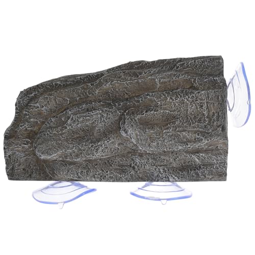 DIKACA Schildkröten Sonnenplatz mit Starkem Saugnapf Stabile Resin Basking Plattform für Aquarium Multifunktionale Kletter Spielmöglichkeit für Wasserschildkröten und Kleine Reptilien von DIKACA