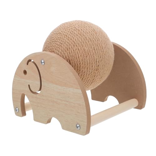 DIKACA Sisal Kratzball für Katzen mit Stabilem Standfuß Drehbarer Kratzball Bewegung und Spiel Platzsparendes Katzenspielzeug für Kätzchen und Kleine Haustiere Sicher und rutschfest DIKACA Sisal Kratzball für Katzen mit Stabilem Standfuß Drehbarer Kratzball Bewegung und Spiel Platzsparendes Katzenspielzeug für Kätzchen und Kleine Haustiere Sicher und rutschfest von DIKACA