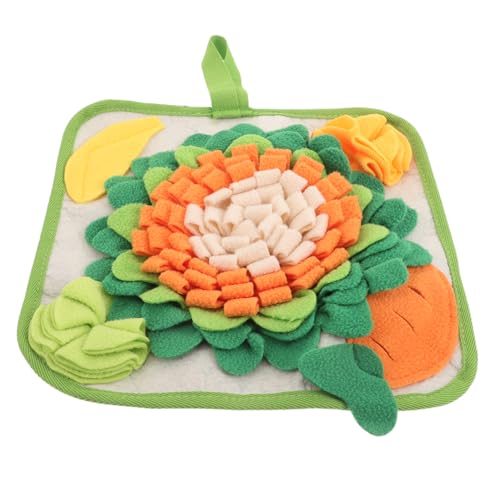 DIKACA Snuffle Mat für Kleine Tiere Interaktives Suchspiel für Kaninchen Hamster und Meerschweinchen Langsames Füttern Fördert Natürliche Instinkte Vielseitige Trainings und Spielmatte von DIKACA