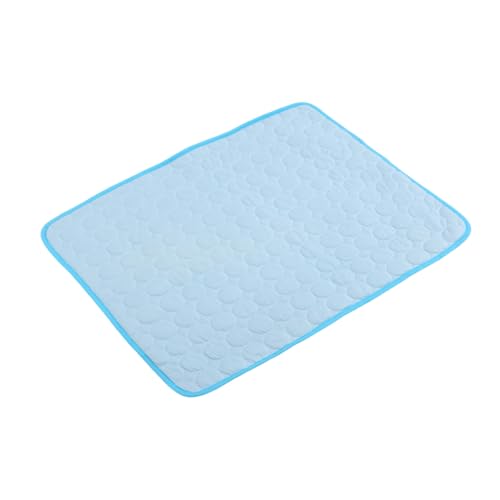 DIKACA Sommer Pet Cooling Pad EIS Silk Kühlmatte für Hunde Katzen Atmungsaktiv Waschbar für Kennel Sofa Auto Hellblau Langlebig rutschfest für Drinnen und Draußen DIKACA Sommer Pet Cooling Pad EIS Silk Kühlmatte für Hunde Katzen Atmungsaktiv Waschbar für Kennel Sofa Auto Hellblau Langlebig rutschfest für Drinnen und Draußen von DIKACA