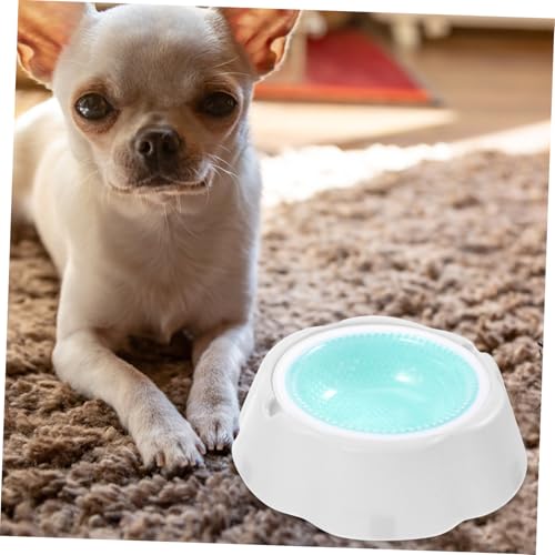 DIKACA Sommer Pet Trinkschale Kühlende Haustiernapf Frostige Wasserschüssel mit Rutschfestem Boden Langlebiges Material Sichere Futter Wasserkühlung für Katzen und Hunde DIKACA Sommer Pet Trinkschale Kühlende Haustiernapf Frostige Wasserschüssel mit Rutschfestem Boden Langlebiges Material Sichere Futter Wasserkühlung für Katzen und Hunde von DIKACA