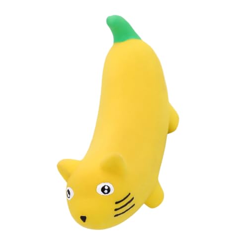 DIKACA Squeaky Hundespielzeug aus Latex Cartoon Bananenform Interaktiv für Kleine Hunde Sorgt für Zahnreinigung und Spielspaß für Welpen und Kleine bis Mittelgroße Hunde DIKACA Squeaky Hundespielzeug aus Latex Cartoon Bananenform Interaktiv für Kleine Hunde Sorgt für Zahnreinigung und Spielspaß für Welpen und Kleine bis Mittelgroße Hunde von DIKACA