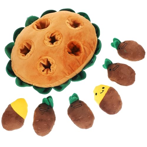 DIKACA Lustiges Quietschendes Hundespielzeug in Kartoffelform Interaktives Welpenspielzeug Sicheres Kauen Für Bis Große Hunde DIKACA Lustiges Quietschendes Hundespielzeug in Kartoffelform Interaktives Welpenspielzeug Sicheres Kauen Für Bis Große Hunde von DIKACA