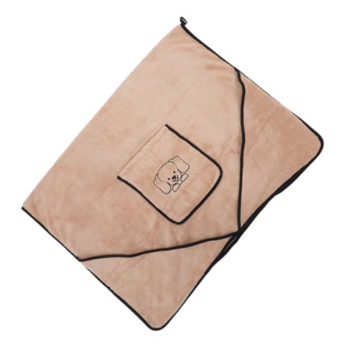 DIKACA Super Saugfähiges Haustier Handtuch aus Dickem Korallenfleece mit Handtaschen Schnelltrocknende Hundedecke Waschbare Tierdecke für Hunde und Katzen nach Bad und Spaziergang DIKACA Super Saugfähiges Haustier Handtuch aus Dickem Korallenfleece mit Handtaschen Schnelltrocknende Hundedecke Waschbare Tierdecke für Hunde und Katzen nach Bad und Spaziergang von DIKACA