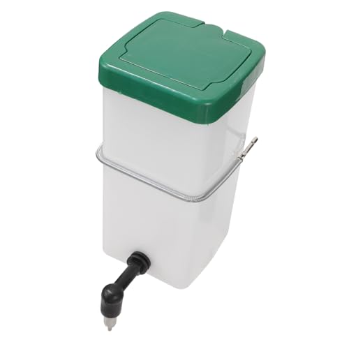 DIKACA Teiliges Kaninchen Trinkflaschen Wasserspender mit Metallfeder Fixierung Auslaufsicher Hygienisch Hängend Geeignet für Kleintierkäfige Meerschweinchen Futterspender von DIKACA