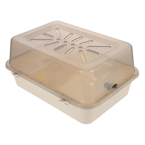 DIKACA Tragbarer Hamsterkäfig mit Großem Stabiler Kunststoff Design für Schlaf Spiel Futter Leichtes Kleintier Transporthaus für Hamster Mäuse Kaninchen Innen und Außen Geeignet DIKACA Tragbarer Hamsterkäfig mit Großem Stabiler Kunststoff Design für Schlaf Spiel Futter Leichtes Kleintier Transporthaus für Hamster Mäuse Kaninchen Innen und Außen Geeignet von DIKACA
