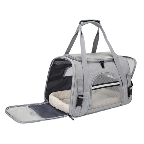DIKACA Tragbarer Haustier Rucksack aus Robustem Oxford Material Atmungsaktiv Faltbar Multifunktional für Hunde und Katzen für Reisen Wandern und Alltag mit Trolley Befestigung DIKACA Tragbarer Haustier Rucksack aus Robustem Oxford Material Atmungsaktiv Faltbar Multifunktional für Hunde und Katzen für Reisen Wandern und Alltag mit Trolley Befestigung von DIKACA