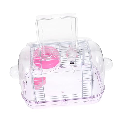DIKACA Transparenter Hamsterkäfig Tragbar Kleintier Transportkäfig Komfortabel Sicher Für Hamster Igel Outdoor Spaziergang Reise Haustierbehälter DIKACA Transparenter Hamsterkäfig Tragbar Kleintier Transportkäfig Komfortabel Sicher Für Hamster Igel Outdoor Spaziergang Reise Haustierbehälter von DIKACA