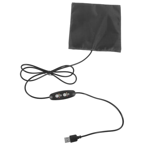 DIKACA USB Heizkissen für Kleine Hamster und Kleintiere Verstellbare Temperatur Wiederverwendbare Heizmatte für Haustierkäfig für Kaninchen Reptilien und Vögel im Winter von DIKACA