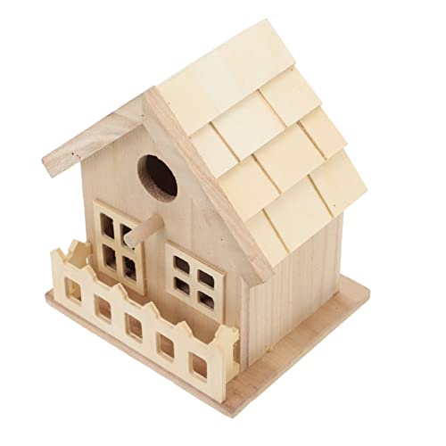 DIKACA Vogelfutterhaus Vogelnest Aus Holz Garten Dekoratives Vogelhaus-kit Realistisches Design Zufälliger Stil DIKACA Vogelfutterhaus Vogelnest Aus Holz Garten Dekoratives Vogelhaus-kit Realistisches Design Zufälliger Stil von DIKACA