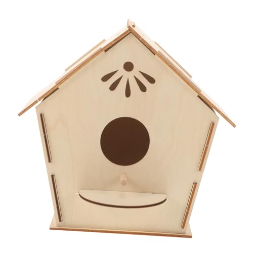 DIKACA Vogelhausspielzeug aus Holz Vogelhäuser Bausatz DIY malerei Handwerk Malmaterial Holzmalerei DIY gemaltes Vogelhaus unlackiertes Vogelhaus hölzern DIKACA Vogelhausspielzeug aus Holz Vogelhäuser Bausatz DIY malerei Handwerk Malmaterial Holzmalerei DIY gemaltes Vogelhaus unlackiertes Vogelhaus hölzern von DIKACA