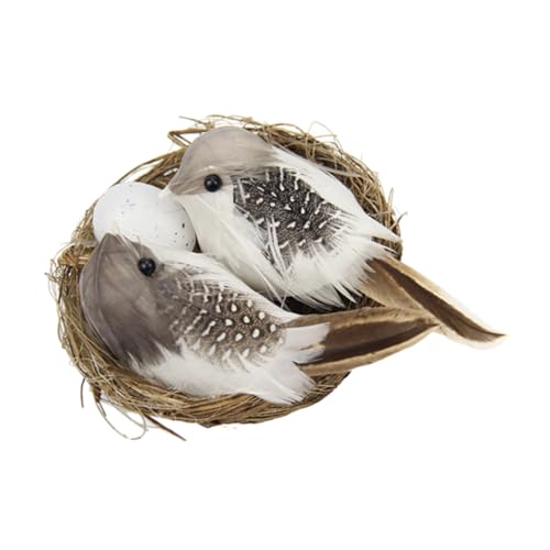 DIKACA Vogelnest-Ornamente Klein Gartenzubehör Dekoration Nester Gartenverzierung Material Künstliches Vogelnest Vogel- Garten Vogelnest Vogelverzierung Holz DIKACA Vogelnest-Ornamente Klein Gartenzubehör Dekoration Nester Gartenverzierung Material Künstliches Vogelnest Vogel- Garten Vogelnest Vogelverzierung Holz von DIKACA