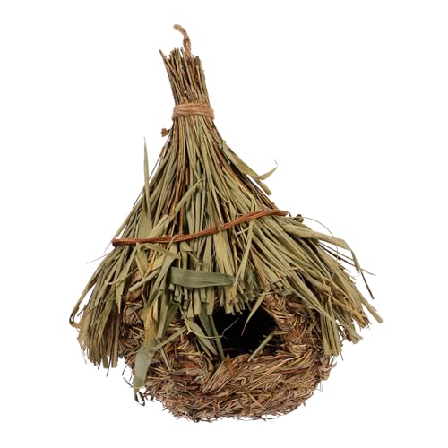 DIKACA Vogelnest aus Stroh Handwerk Haus rustikal groß Gras weben Vogelbett Moos Gartengewebter Vogel hängendes Nest Vögel Wohnzimmer Nest zum Weben von Gras Vögel Zubehör DIKACA Vogelnest aus Stroh Handwerk Haus rustikal groß Gras weben Vogelbett Moos Gartengewebter Vogel hängendes Nest Vögel Wohnzimmer Nest zum Weben von Gras Vögel Zubehör von DIKACA