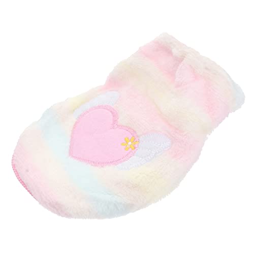 DIKACA Warmes Haustier-Outfit Outdoor-Pullover Für Welpen Hundebekleidung Für Kleine Hunde ädchen Warmes Hundeshirt Kaninchen- -Kleidung Winterkostü Für Haustiere Pyjama Niedlich von DIKACA
