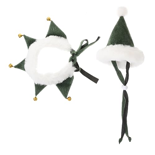 DIKACA Weihnachtliches Haustier Halsband mit Glocke Leichtes Polyester Hundehalsband und Katzenkragen Festliches Accessoire für Weihnachtsfeier Komfortabel und Einfach Anzulegen Teiliges DIKACA Weihnachtliches Haustier Halsband mit Glocke Leichtes Polyester Hundehalsband und Katzenkragen Festliches Accessoire für Weihnachtsfeier Komfortabel und Einfach Anzulegen Teiliges von DIKACA