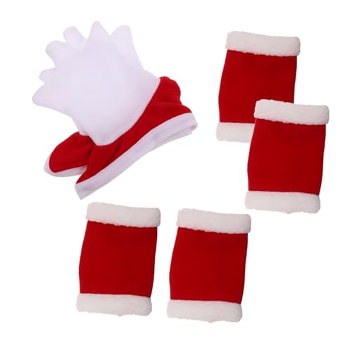 DIKACA Weihnachts Pferde Kostüm Zubehör mit Hut und Beinwickeln Leicht Anzuziehen Weiche Materialien für Festliche Paraden und Weihnachtsfeiern DIKACA Weihnachts Pferde Kostüm Zubehör mit Hut und Beinwickeln Leicht Anzuziehen Weiche Materialien für Festliche Paraden und Weihnachtsfeiern von DIKACA