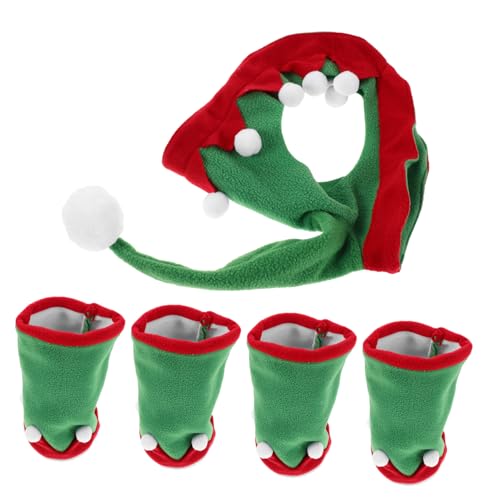 DIKACA Weihnachts Pferdebeinschoner und Mütze Festliche Tierkostüm Accessoires Pferdebeinschutz für Party und Cosplay DIKACA Weihnachts Pferdebeinschoner und Mütze Festliche Tierkostüm Accessoires Pferdebeinschutz für Party und Cosplay von DIKACA