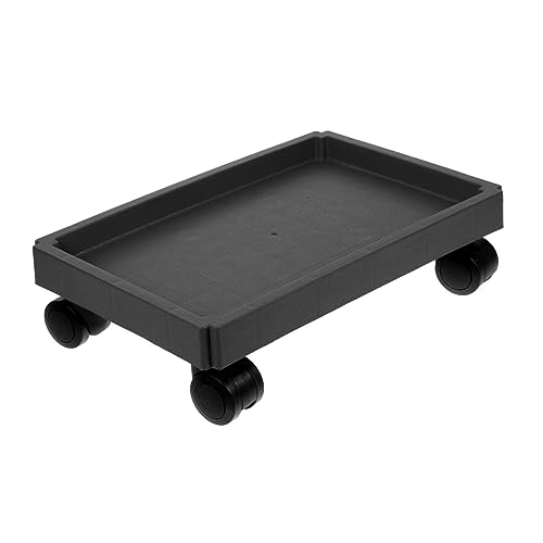 DIKACA Zimmerpflanzen Tabletts für Blumentöpfe Plant Shelf pflanzengestell Anlage Topfpflanzen drinnen rollendes Pflanzentablett mit Rollen Outdoor-Pflanzentopf-Tablett draussen Base von DIKACA