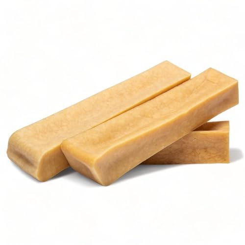 Dilecti Natürliche Käse Kauknochen für Hunde - Sehr Schmackhafte, Harte und Haltbare Natürliche Kauknochen Werden Ihren Hund für Eine Weile Beschäftigen. (Größe XL, 3er-Pack) von Dilecti