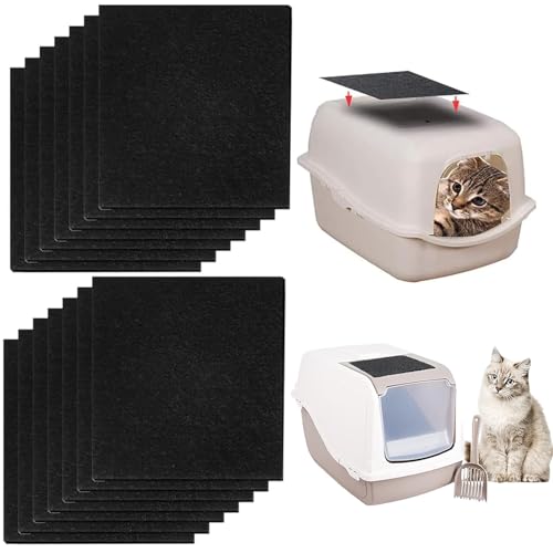 Kohlefilter für Katzentoilette, 10 Ersatzboxen, Filter, Katzentoiletten, Geruchskohlefilter für Katzentoiletten und Pfannen-Zubehör Kohlefilter für Katzentoilette, 10 Ersatzboxen, Filter, Katzentoiletten, Geruchskohlefilter für Katzentoiletten und Pfannen-Zubehör von DILUSILK