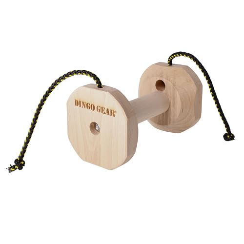 Dingo Gear Apportier Training verdrehte mit Seil Apport Buchenholz Wechselsteg Gewicht ca.760 Gramm IGP Training S02515 von DINGO GEAR WWW.DINGOGEAR.COM 1977
