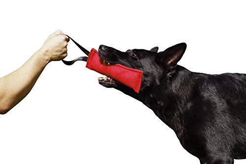 Dingo Gear Baumwolle-Nylon Beißwurst für Hundetraining K9 IGP IPO Obiedence Schutzhund Hundesport, 20 x 7 cm, 1 Griff Rot S00070 von DINGO GEAR WWW.DINGOGEAR.COM 1977
