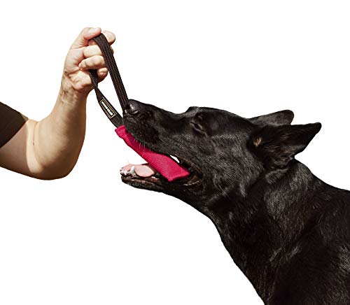 Dingo Gear Baumwolle-Nylon Beißwurst für Hundetraining IGP IPO Obiedence Schutzhund Hundesport 15 x 5 cm, 1 Griff Rosa S00307 von DINGO GEAR WWW.DINGOGEAR.COM 1977
