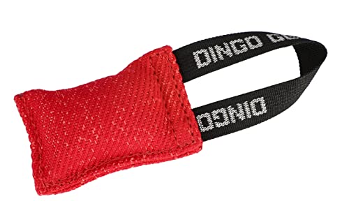 Dingo Gear Baumwolle-Nylon Mini Beißwurst für Hundetraining 10 x 5 cm Mini Rot S00087 von DINGO GEAR WWW.DINGOGEAR.COM 1977