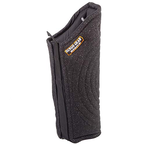 Dingo Gear Beinschutzmanschette Lange Soft,Weich aus Nylcot für das Biss-Training Handgefertigt Schwarz S01984 von DINGO GEAR WWW.DINGOGEAR.COM 1977