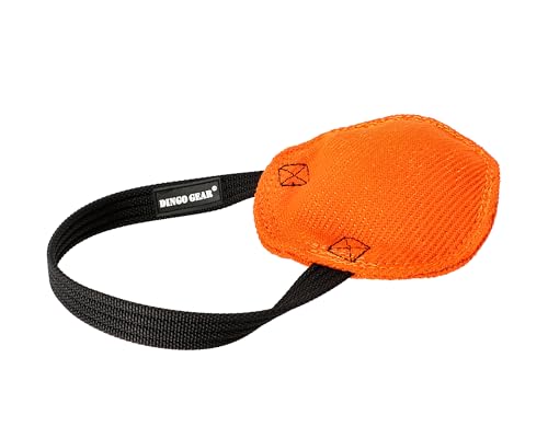 Dingo Gear Beißwurst,Berta'' mit 1 Griff #14cm Dicke 3 cm aus französischem Material (Nylcott) für Hundetraining IGP IPO Obedience Schutzhund Hundesport Orange S00092 von DINGO GEAR WWW.DINGOGEAR.COM 1977